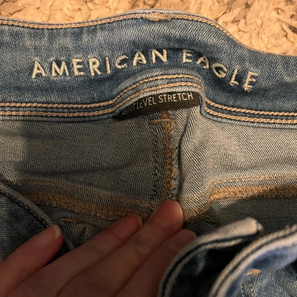 American Eagle Outfitters Blue Flare Jeans - Picture 3 of 4